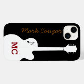 voor een rockmuziekgitarist Case-Mate iPhone case (Achterkant (horizontaal))