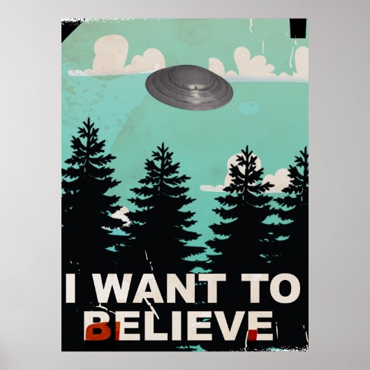 "Voor een show" Area 51 mono poster (Voorkant)