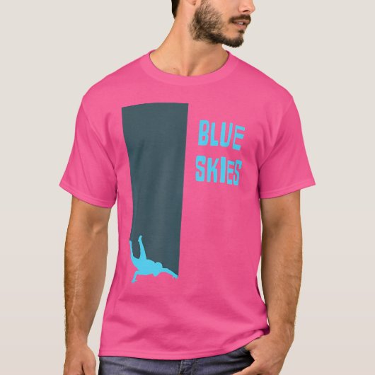 Voor een skydiving instructeur t-shirt (Voorkant)