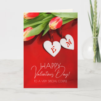 Voor een speciaal paar op Valentijnsdag Feestdagen Kaart