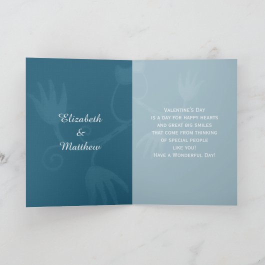 Voor een speciaal paar op Valentijnsdag Feestdagen Kaart (Binnen)