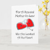 Voor een speciaal schoonmoeder gedicht met afbeeld kaart (Gele Bloem)