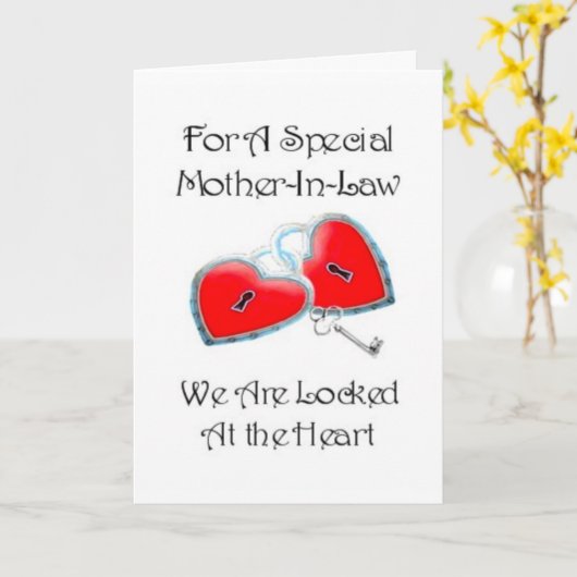 Voor een speciaal schoonmoeder gedicht met afbeeld kaart (Gele Bloem)