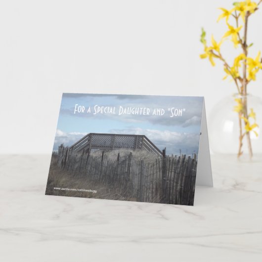 Voor een Speciale Dochter en een "Zoon " Kaart (Gele Bloem)