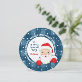 Voor een speciale jongen van de Kerstman. Kerstkaa Feestdagenkaart (Staand voorkant)