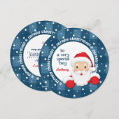 Voor een speciale jongen van de Kerstman. Kerstkaa Feestdagenkaart (Voorkant / Achterkant)