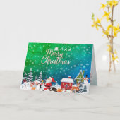 Voor een speciale kleindochter, een prettige kerst kaart (Gele Bloem)