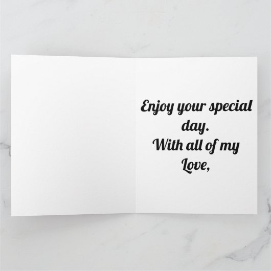 Voor een speciale moeder  kaart (Binnen)