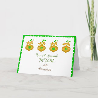 Voor een speciale moeder tijdens het Wenskaart Feestdagen Kaart