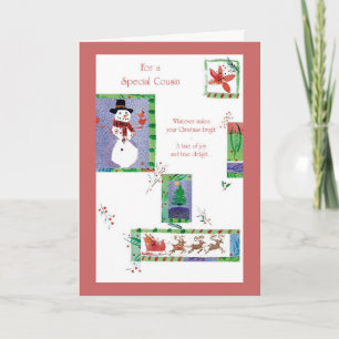 Voor een speciale neef feestdagen kaart