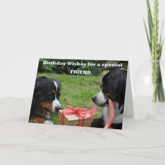 Voor een speciale vriend kaart