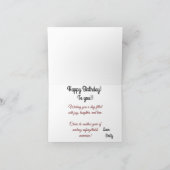 Voor een speciale vriend roze rode rozen verjaarda kaart (Binnen)