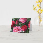 Voor een speciale zuster Roze Rozen Verjaardag Kaart (Gele Bloem)