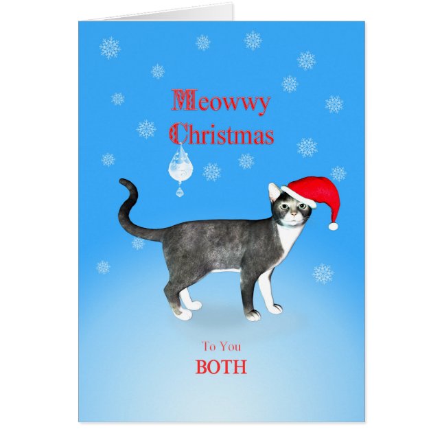 Voor een stel, Meowwy kerstkat (Voorkant)