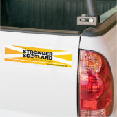 Voor een sterker Schotland binnen het Verenigd Kon Bumpersticker (Op Truck)