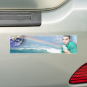 voor een stijl met liefde bumpersticker (Op auto)