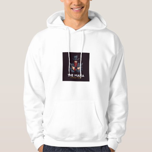 Voor een streetwear-stijl hoodie.tha maffia hoodie (Voorkant)