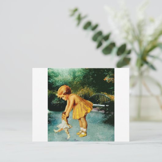 VOOR EEN STROL IN DE GARDEN BRIEFKAART (Staand voorkant)