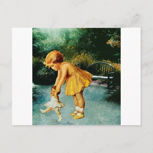 VOOR EEN STROL IN DE GARDEN BRIEFKAART (Voorkant)