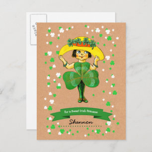 Voor een Sweet Irish Princess St. Patrick's Day Briefkaart