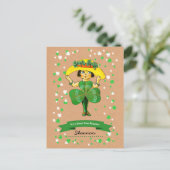 Voor een Sweet Irish Princess St. Patrick's Day Briefkaart (Staand voorkant)