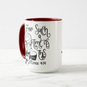 Voor een tijd dat dit wezen zich aanpast mok (Voorkant links)