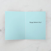 Voor een vader die magie kan doen feestdagen kaart (Binnen)