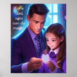 Voor een vader die magisch Poster kan doen