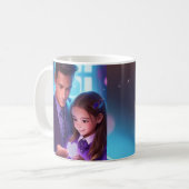 Voor een vader die magische koffie Mok kan doen (Voorkant links)