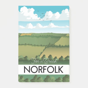Voor een vakantie Norfolk reisposter Magneet Post-it® Notes