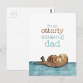 Voor een verbazingwekkende vader Zee otter Briefkaart (Voorkant / Achterkant)
