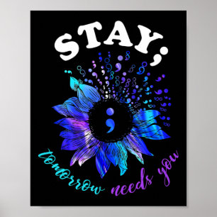 Voor een verblijf van morgen heb je psychische pro poster