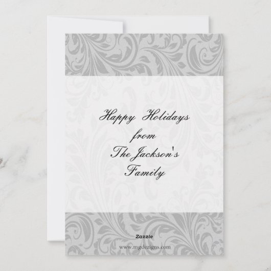 voor een voetbalspeler: kerstkaarten feestdagenkaart (Achterkant)