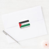 Voor een vrije palestine! ronde sticker (Envelop)