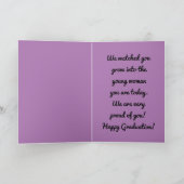 Voor een Wenskaart van het Afstuderen Kaart (Binnen)