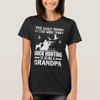 Voor eendenjacht met opa Dog T-shirt