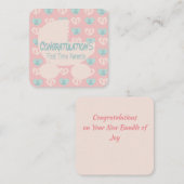 Voor eerste ouders notitiekaartje (Voorkant / Achterkant)