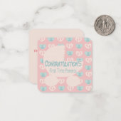 Voor eerste ouders notitiekaartje (Voorkant / Achterkant in situ)