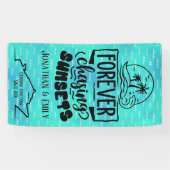 Voor eeuwig achtervolgen Zonsondergangen koppels c Spandoek (Horizontaal)