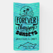 Voor eeuwig achtervolgen Zonsondergangen koppels c Spandoek (Verticaal)