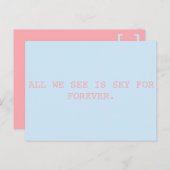 Voor eeuwig // Beste Briefkaart van Evan Hansen (Voorkant / Achterkant)