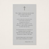 Voor eeuwig in ons hart Foto Uitvaartgebed Kaart (Achterkant)