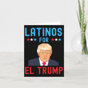 Voor El Trump - Trots Trump supporter verkiezingsd Kaart