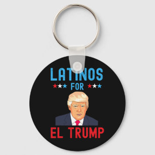 Voor El Trump - Trots Trump supporter verkiezingsd Sleutelhanger