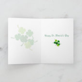 Voor elk bloemblaadje op de klaverblad...Een Ierse Kaart (Binnen)