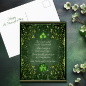 Voor elk petal op de Shamrock St Patrick's Day Briefkaart