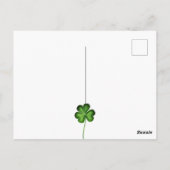 Voor elk petal op het Shamrock - Irish Gezegde Briefkaart (Achterkant)