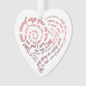 Voor elkaar gemaakt Verloving Ornament (voorkant)