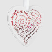 Voor elkaar gemaakt Verloving Ornament (voorkant)