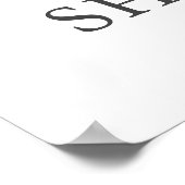 Voor elke gelegenheid - Poster met pompoenroze blo (Hoek)